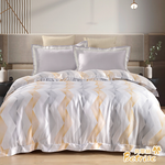 【Betrise】 Simple Blue | C Energy Series 300-Thread 100% Pure Tencel™ Light-Quenched Graphene Quilt/Double-Use Quilt Cover (182 x 212 cm), , large