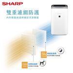 SHARP 夏普 18公升 一級 自動除菌離子衣物乾燥抗黴除濕機 DW-K18HT-S 星耀銀, , large