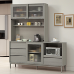 【Hampton 漢汀堡】洛卡克6尺碗盤櫃組, , large