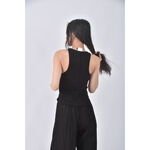 (S) studio doe背心黑色上衣二手衣, , large