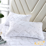 【Betrise】Five-star German silver ion anti-mite antibacterial water-repellent pillowcase (set of two), , large