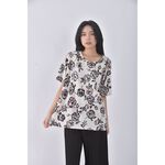 (XL) judy小香風玫瑰杏色短袖上衣二手衣, , large