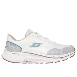 Skechers Go Run Consistent 2.0 女 慢跑鞋 防水 緩衝 白 灰 [128625OFWT]