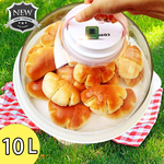 GS MALL 台灣製造 10公升 智能晶片提把式真空保鮮罐 保鮮罐 真空保鮮罐 10公升保鮮罐 提把保鮮罐 真空罐, 綠色/藍色/粉色 顏色隨機, large