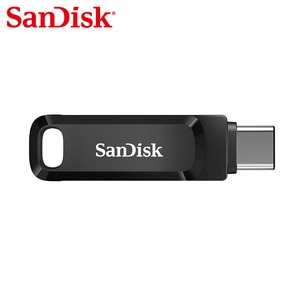 【SanDisk】Ultra GO 256G 黑色 TYPE-C USB 3.2 雙用 OTG 旋轉隨身碟 讀取速度 400MB/s