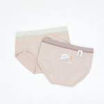 minihope美好的親子生活-沉靜海洋男童三角褲(2件組D), , large