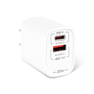 聖岡科技 PD+QC 20W雙孔極速快充充電器 USB-209AC