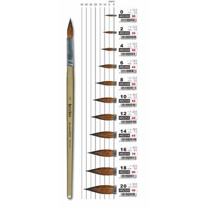 普思AP 馬可威羊毛水彩筆 AR22(圓)8(AR2208)