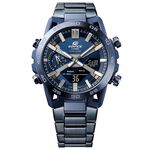 CASIO 卡西歐 EDIFICE 靛藍色 方程式賽車藍芽手錶 ECB-2000CB-2A, , large