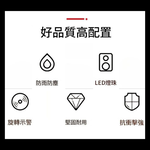 Miniature LED Warning Light (Red) DC24V Silent, , large