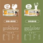 汪喵星球-狗狗95鮮肉主食罐165g-田園火雞, , large