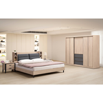 【唯熙傢俱】威尼斯橡木色6尺床頭箱, , large