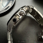 [星晴錶業]BOSS手錶,44mm,HB1513875白色錶面銀錶殼銀色精鋼錶帶款, , large