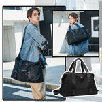 SPRING-尼龍大容量多功能中性手提包肩背包斜背包旅行包學生書包, , large