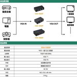 昌運監視器 VGA-108SP VGA 一進八出 影像分配器 即插即用 可一組VGA訊號轉八組VGA, , large