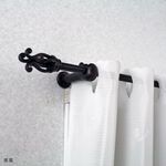 【Colors】伸縮小窗簾桿 水母 56-97cm 管徑 9.8 / 7.8mm 伸縮桿 歐式 復古風格 小窗桿 門簾桿 穿桿, , large