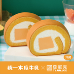 【Yannick 】Papaya Panna Cotta with Roll Cake(18CM / Roll), , large