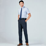 范倫提諾吸溼排汗平口西褲7003藍, , large