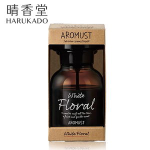 〔本野有限公司〕日本晴香堂室內芳香液棕瓶 白色花香210ml-2入