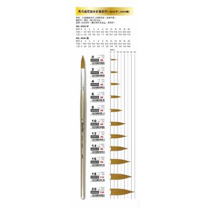 普思AP 馬可威尼龍水彩筆(圓)AR4404