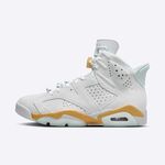 Kixpress-Nike 耐吉 WMNS Air Jordan 6 Retro 男女 運動休閒鞋 AJ6 白黃 [DQ4914-074], , large