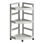 Three-layer multifunctional countertop stainless steel kitchen seasoning rack + chopstick holder triangular rack, , large