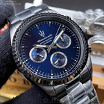 [星晴錶業]MASERATI手錶,42mm,R8853100019寶藍色錶面槍灰色錶殼黑灰色精鋼錶帶款, , large