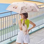 【周周生活】雨傘 現貨 自動傘 輕收省力 折疊傘 兒童雨傘 兒童自動傘 遮陽傘 海獺愛玩水 雨傘袋 晴雨傘 快速出貨, , large