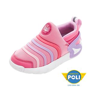 POLI毛毛蟲鞋-粉紅15cm