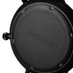 【PICONO】Siempre minimalist brown leather strap couple watch-Dark green / SI-10902 Men, , large
