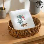 【SOLO歐洲家居】LCW Home 土耳其製 50x80cm 熱帶森林探險刺繡純棉毛巾 100%純棉 超吸水, , large