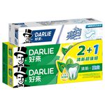 好來超氟強化琺瑯質+亮白牙膏2+1超值組, , large