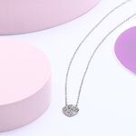 【MORELLATO】Talismani 不鏽鋼璀璨之心項鍊-銀色 SAVZ14, , large