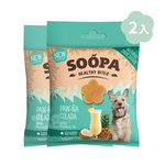 【倆寶貝精品館】Soopa舒趴 生機狗點心營養嘴嚼錠(多種口味)50gｘ2入, , large
