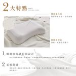 DUYAN竹漾 蝶型人體工學乳膠枕頭, , large