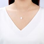 【Angel & Me】微鑲鑽 桌球拍  s925 純銀項鍊 生日禮盒 紀念禮物, , large