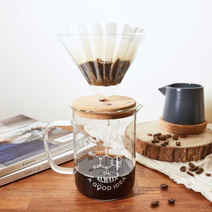 Laboratory Beaker Mug Pour-Over Coffee Set (Beaker + Dripper)