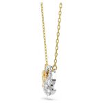 SWAROVSKI 施華洛世奇 Swan 雙天鵝 愛與美水晶項鍊(5714934), , large