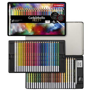 STABILO 德國 思筆樂 CarbOthello 奧賽樂水性粉彩色鉛筆 鐵盒 48色組/盒 ST1448-6