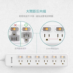 【Leo手機周邊專賣店】DIKE戴克 安全加強型六切六座電源延長線 / 1.2M, , large