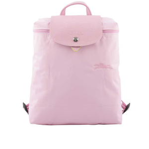 LONGCHAMP LE PLIAGE GREEN再生帆布折疊後背包/粉色