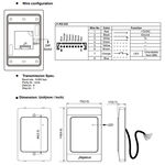 昌運監視器 PONGEE Pegasus PUA-310V1-0NM0R2 多功能 EM/Mifare 壁掛式感應讀頭, , large