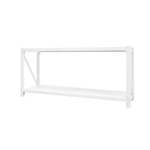 [佳格倉儲]輕型工作桌 | 深50x寬150x高80 (共2層) 白 | DIY組裝商品