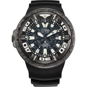 CITIZEN星辰 哥吉拉 哥斯拉 限量聯名錶 PROMASTER 光動能300米潛水手錶 BJ8056-01E