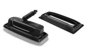 Facade glass cleaning attachment