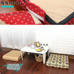 Removable and washable-palace jacquard L-shaped sofa solid wood chair cushion, 經典菱格, large