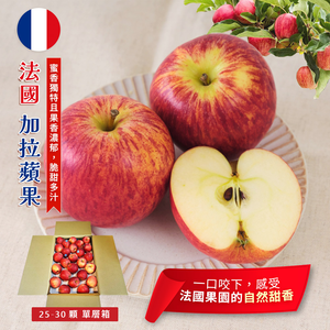 [馥果FruitGo]法國進口 加拉蘋果 GALA-25-30顆大箱