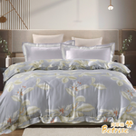 【Betrise】 Simple Blue | C Energy Series 300-Thread 100% Pure Tencel™ Light-Quenched Graphene Quilt/Double-Use Quilt Cover (182 x 212 cm), , large