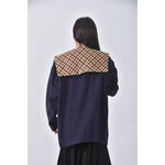 (XL) leader textile格紋藍色外套二手衣, , large