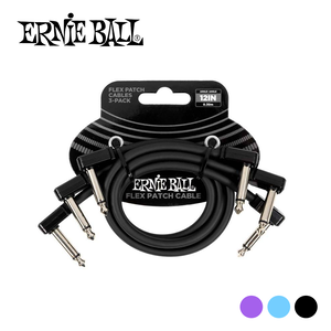 Ernie Ball Flex Patch Cable 12in (P06453：Purpl)